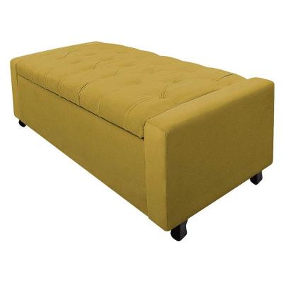 Calçadeira Estofada Liz P02 140 Cm Casal Suede
