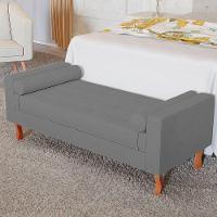 Recamier Baú Félix Solteiro 90cm Corano Cinza - 2