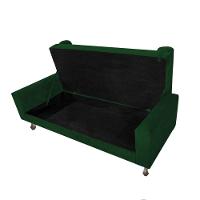 Recamier Baú Félix Solteiro 140cm Suede Verde - 3