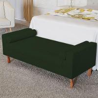 Recamier Baú Félix Solteiro 90cm Suede Verde - 7