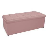 Calçadeira Copenhague 160cm Queen Size Suede Rosê - 1