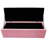 Calçadeira Baú Mel 160 Cm Queen Size Com Capitonê Rosa Bebê - 6