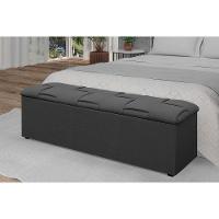 Recamier Calçadeira Calçadeira Ravena Casal 140 Casal - Cor Chumbo - Simbal - 1