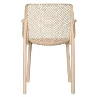 Kit 4 Cadeiras Com Braços Empilhavel Inmetro Sardenha Vega Fratini Polipropileno Fendi