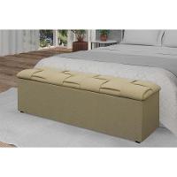 Calçadeira Quarto Calçadeira Ravena Queen 160 Creme - Simbal - 1