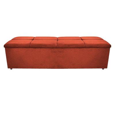 Calçadeira Munique 195 Cm King Size Suede Terracota
