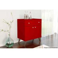 Buffet de Sala Jantar RT3021 2 Portas e 1 Gaveta Branco - Movelbento - 3