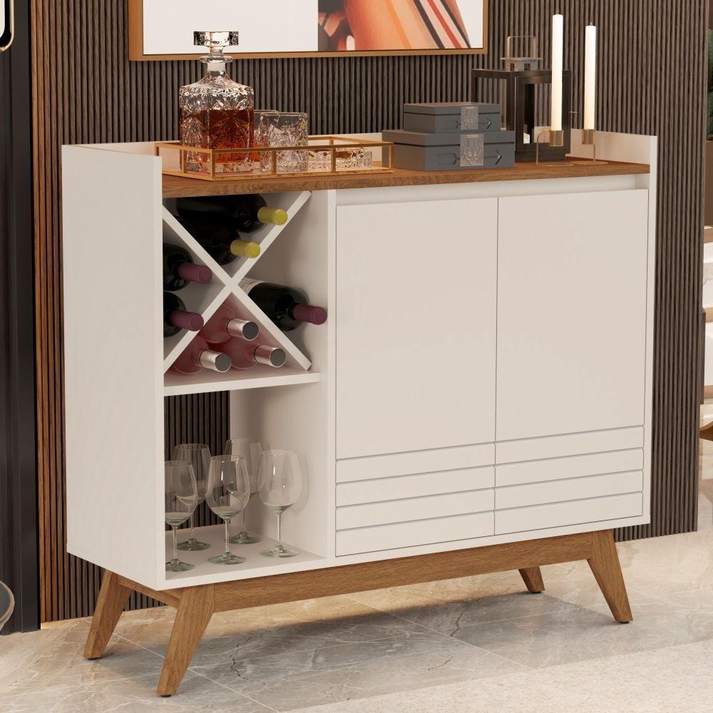 Buffet Adega Berlim 2 Portas Off White Freijo - 1