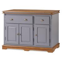 Balcão Buffet De Madeira Com 3 Portas 2 Gavetas Manchester - M52001 Garapa - Verniz - 1