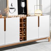 Buffet Aparador 190Cm Com Adega 050520 Branco Cedro Dcasa Branco Cedro - 3