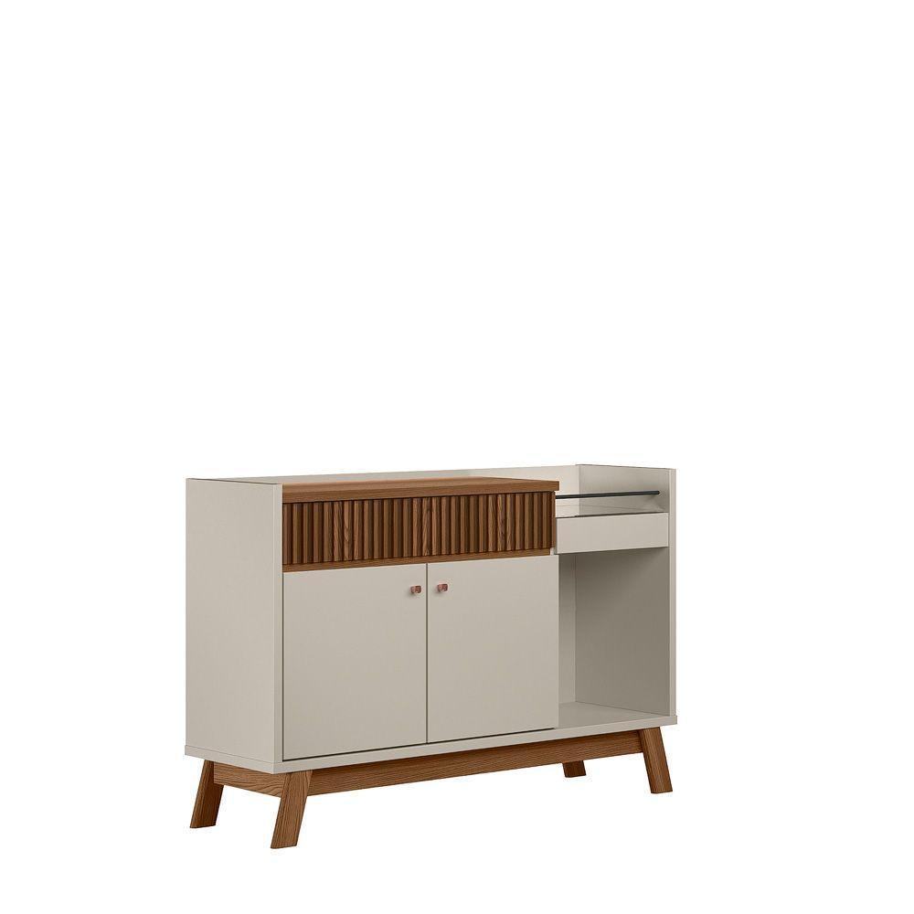 Aparador Buffet 2 Portas 133 Cm Lucca Freijo-off White - 5
