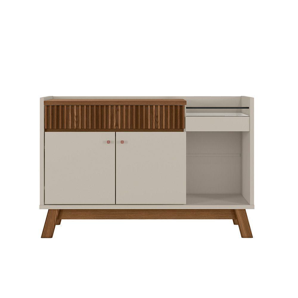 Aparador Buffet 2 Portas 133 Cm Lucca Freijo-off White - 8
