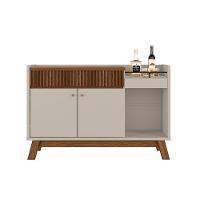 Aparador Buffet 2 Portas 133 Cm Lucca Freijo-off White - 1