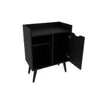 Aparador De Sala Jantar Ap2310 1 Porta Amêndoa - Tecno Mobili