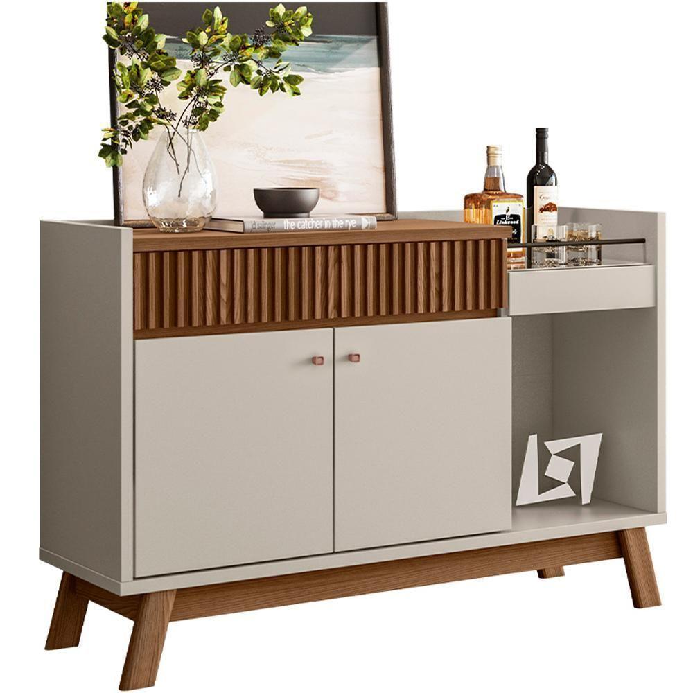 Aparador Buffet De Jantar 2 Portas Mateo Freijó Off White - 1