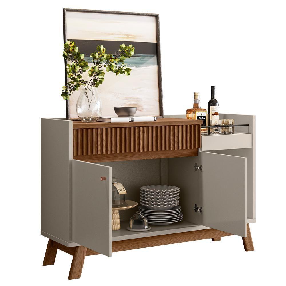 Aparador Buffet De Jantar 2 Portas Mateo Freijó Off White - 5