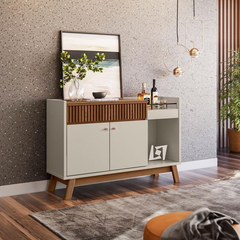 Aparador Buffet De Jantar 2 Portas Mateo Freijó Off White - 9