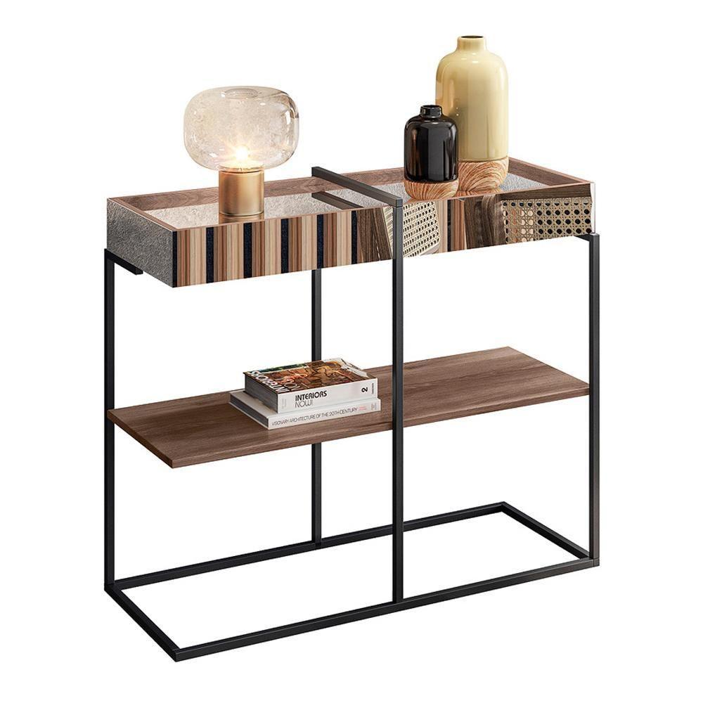 Kit Aparador E Mesa De Centro Aurum Demoliçao Preto Dhom Demoliçao Preto - 6