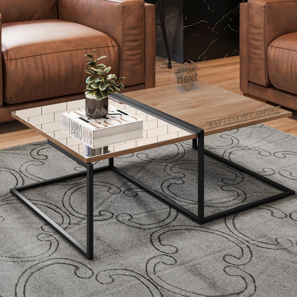 Kit Aparador E Mesa De Centro Aurum Demoliçao Preto Dhom Demoliçao Preto - 7