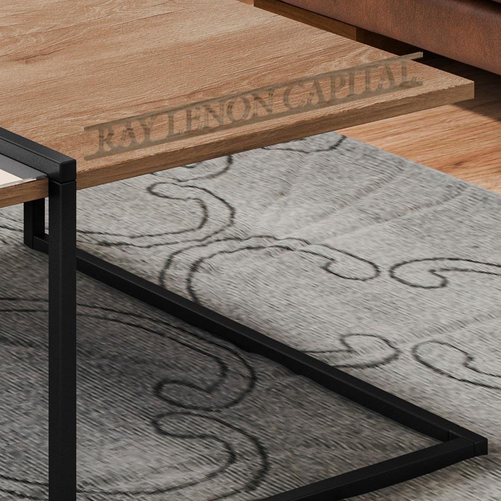 Kit Aparador E Mesa De Centro Aurum Demoliçao Preto Dhom Demoliçao Preto - 9