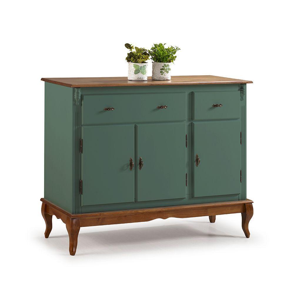 Balcão Buffet 3 Portas 2 Gavetas - M560631 Garapa - Verniz - 6