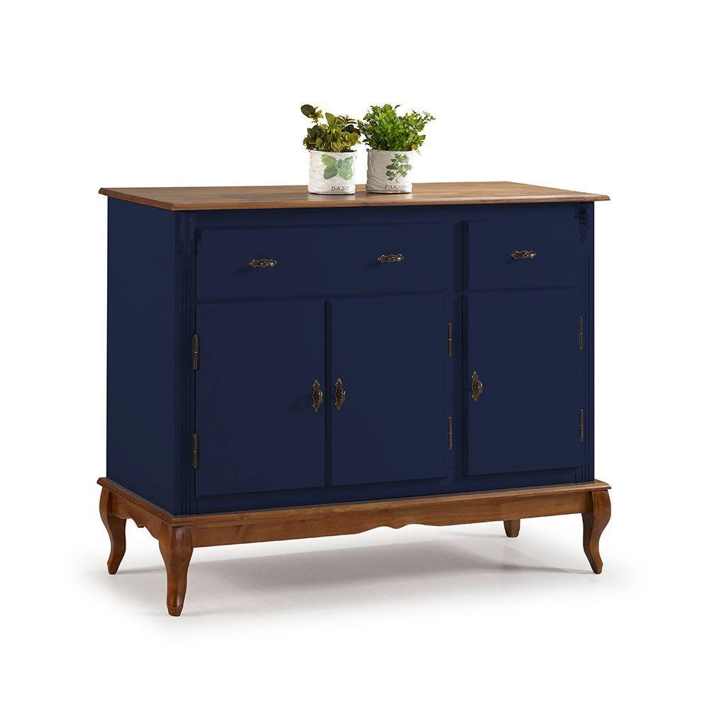 Balcão Buffet 3 Portas 2 Gavetas - M560631 Garapa - Verniz - 8