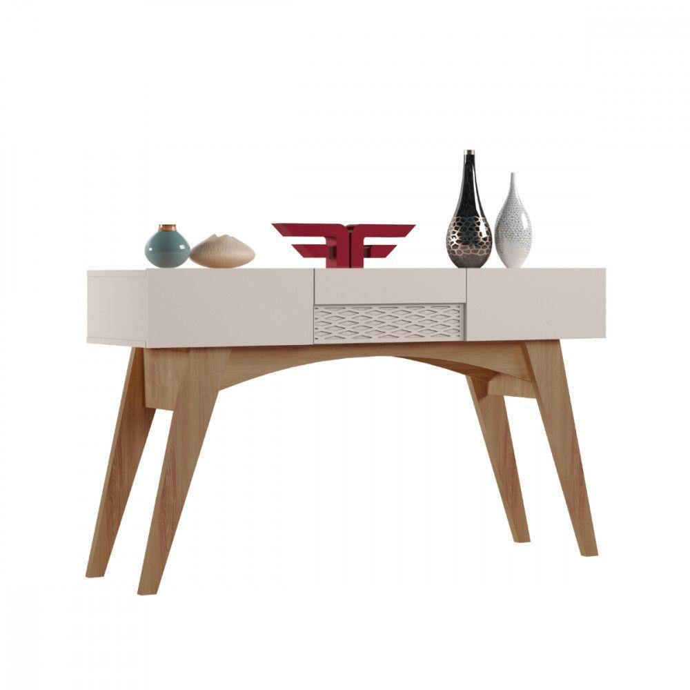 Aparador Multifuncional Star Com Espelho Cedro Off White Frade Grappa Cedro Com Off White - 1