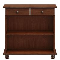 Balcão Buffet Sala De Jantar Rústico 88cm 2 Portas 2 Gavetas Rubia F07 Café - Mpozenato - 3