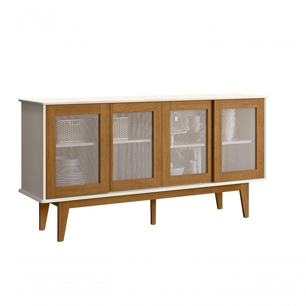Buffet Detroit 04 Portas Off White/Nature - Tebarrot - 4