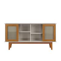 Buffet Detroit 04 Portas Off White/Nature - Tebarrot - 3