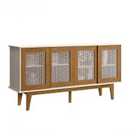 Buffet Detroit 04 Portas Off White/Nature - Tebarrot - 4