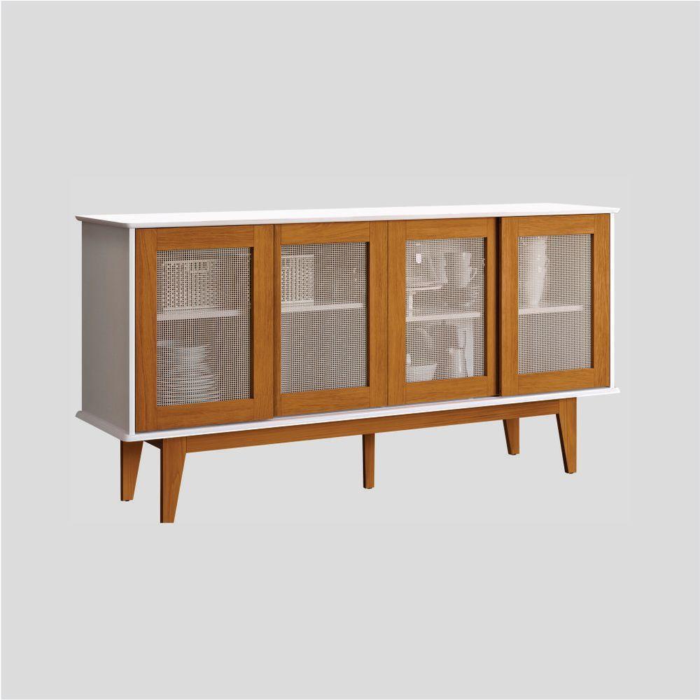 Buffet Sevilha 4 Portas Branco Nature - 7