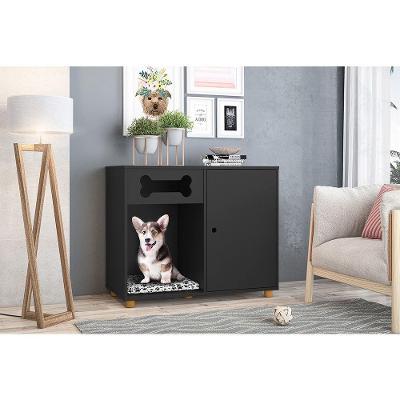 Aparador Pet Dog Preto Ac/preto Ac - Cor: Preto