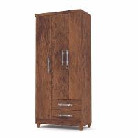 Guarda Roupa Solteiro 3 Portas Line 1001480 Imbuia Rustico - 1