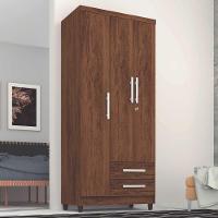 Guarda Roupa Solteiro 3 Portas Line 1001480 Imbuia Rustico - 6