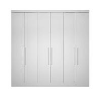 Modulo Para Guarda Roupa Com 6 Portas E 6 Gavetas Branco - 1