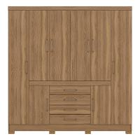 Guarda Roupa Casal 8 Portas Com Pés New Realce 84020 - 7