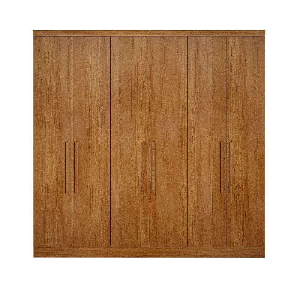 Modulo Para Guarda Roupa Com 6 Portas E 4 Gavetas Cumaru - 1