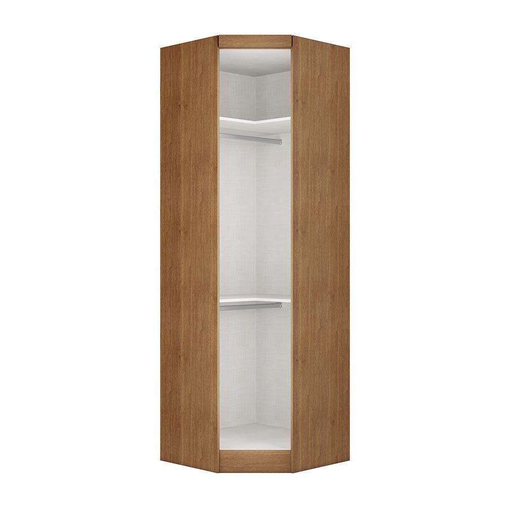 Modulo Obliquo P/ Guarda-roupa Com 1 Porta Cumaru/fendi - 2