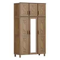 Conj De Quarto Guarda-roupa 6 Portas Cômoda Imbuia - 4