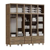 Guarda-roupa 10 Portas E Cômoda Sapateira Madeira Imbuia - 5