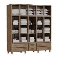 Guarda-roupa 10 Portas E Cômoda Sapateira Madeira Imbuia - 6