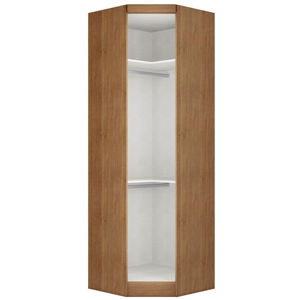 Modulo Canto Obliquo Para Guarda-roupa Com 01 Porta Cumaru - 2
