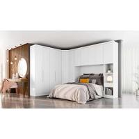 Modulo Canto Obliquo Para Guarda-roupa Com 01 Porta Branco - 4