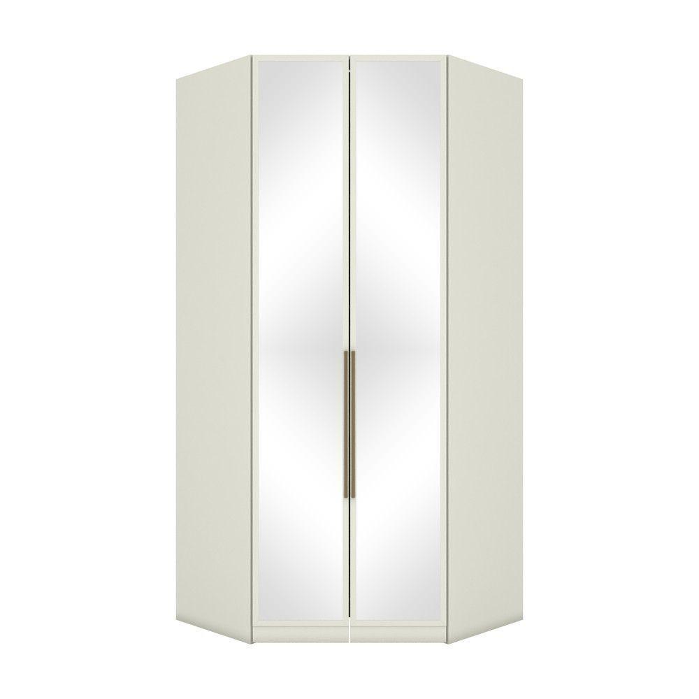 Canto Closet Modulado 2 Portas Com Espelho 3 Gavetas - 1