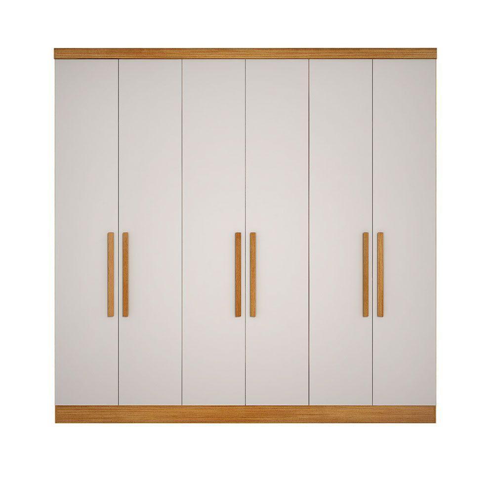 Modulo P/ Guarda Roupa Com 6 Portas E 8 Gavetas Cumaru/fendi - 8