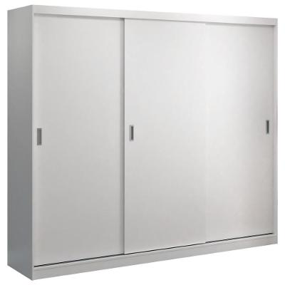 Guarda Roupa 3 Portas De Correr 264cm Winter F04 Branco
