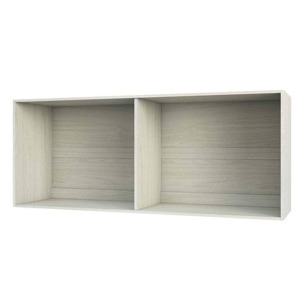 Guarda Roupa Sapateira Modulado 50cm 1 Porta Alpes Luciane Móveis Branco Pf Com Rosa Pf - 5