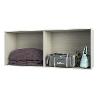 Guarda Roupa Sapateira Modulado 50cm 1 Porta Alpes Luciane Móveis Branco Pf Com Rosa Pf - 1