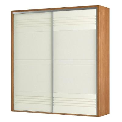Guarda Roupa 223cm 2 Portas Tw602 Freijó/Off White